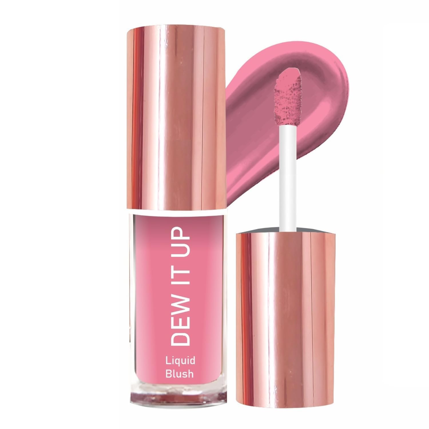 Nandiayan by Colorsky® Dew It Up Liquid Blush 6ml - Smudgeproof Liquid Blusher for Cheeks | Dewy Finish | Lightweight & Bl...