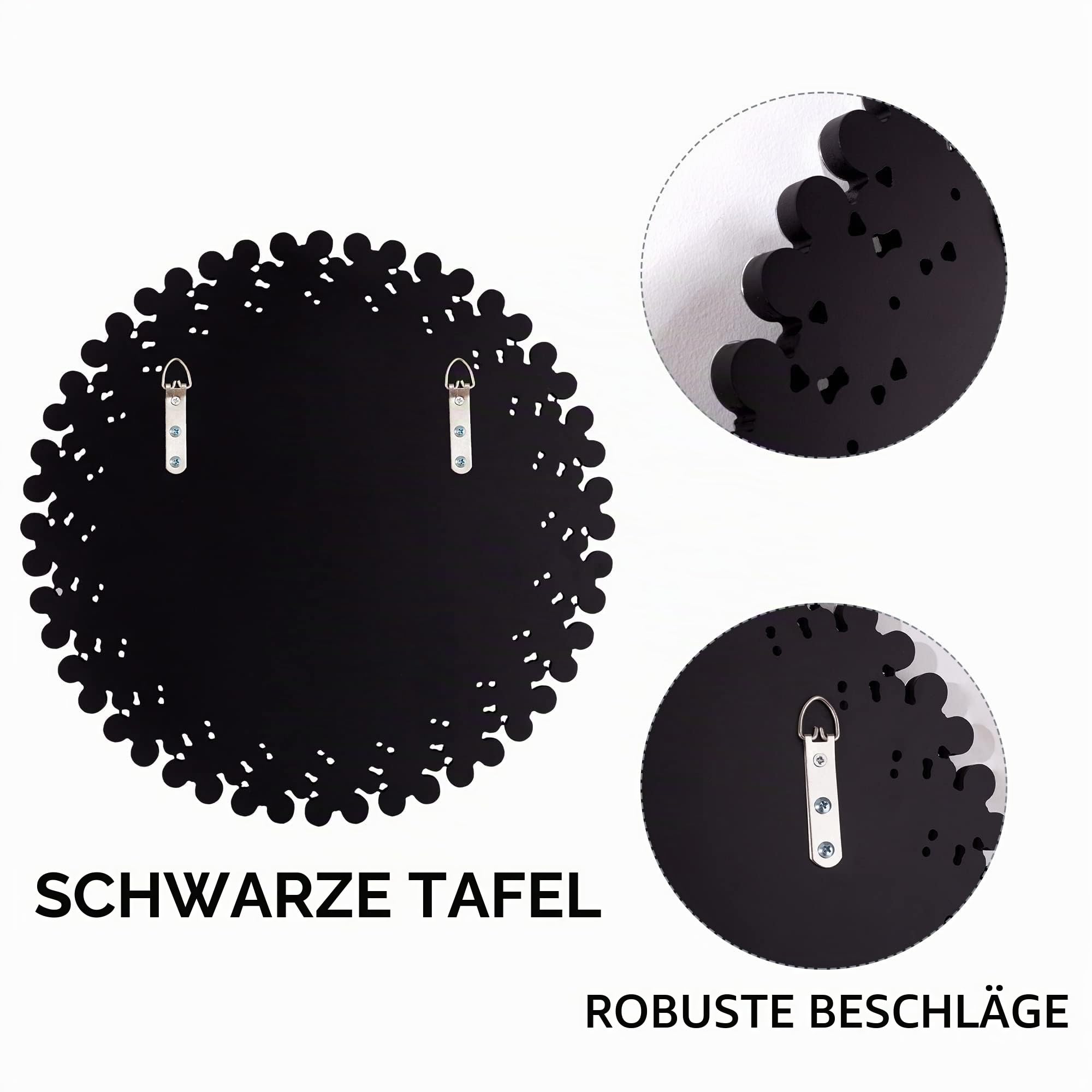 SHYFOY 45cm Runder Spiegel Silber Spiegel Rund Wandspiegel mit luxuriöser Schmuckdekoration für Badezimmer, Waschtisch, Wohnzimmer, Schlafzimmer, Eingang Wanddekoration