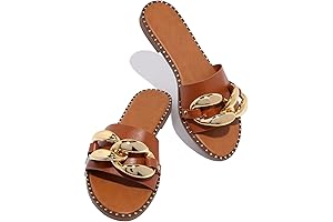Shimmery Chain Sandals: Slip Into Summer Style
