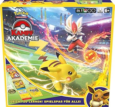 Pokémon- Liberlo-V, Pikachu-V y Evoli-V Academia de Combate, Multicolor (45299) [ versión en alemán] | Ya disponible en tu tienda friki favorita! En mundofriki.es!