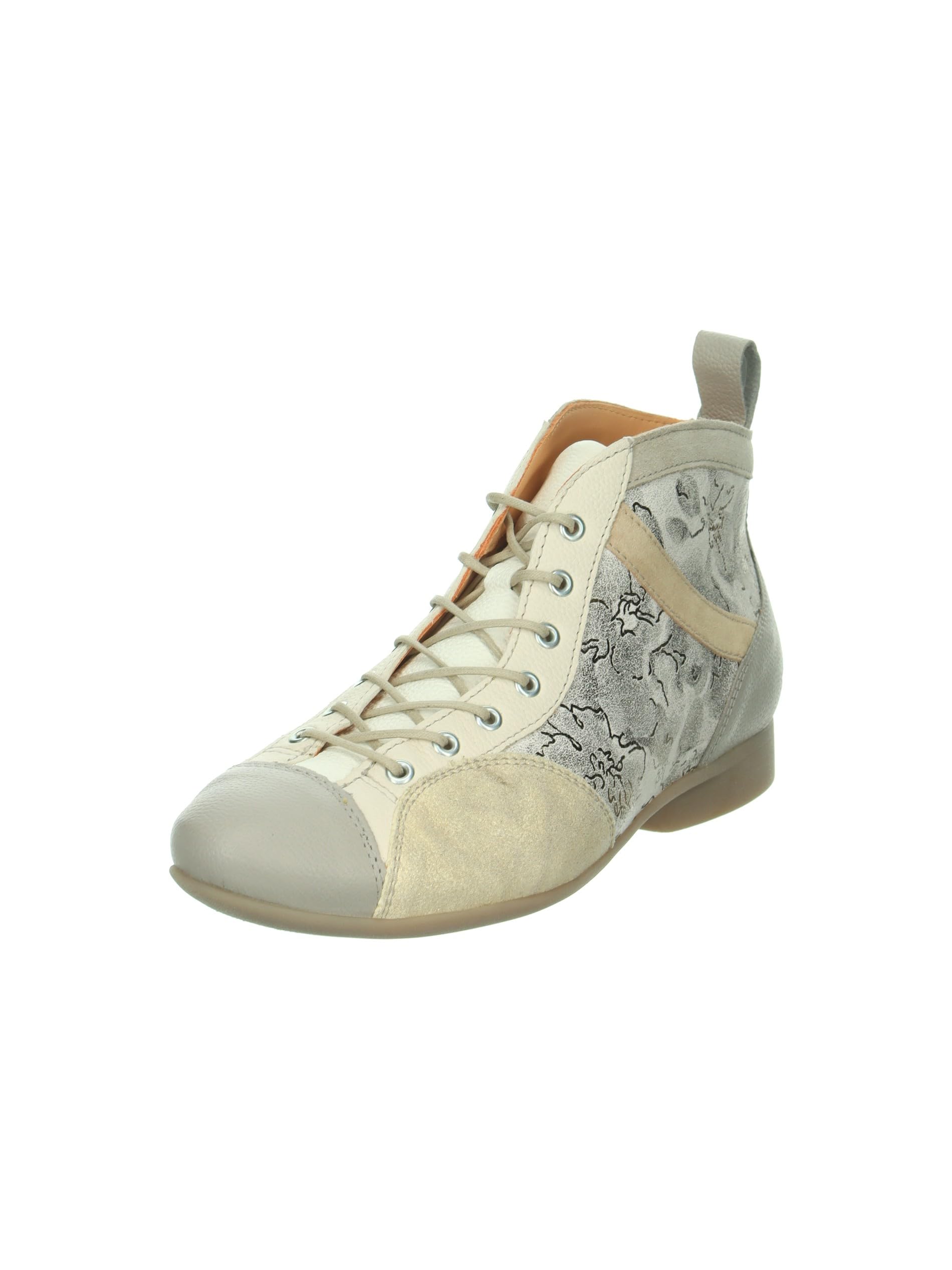Think! Damen GUAD2 chromfrei gegerbte nachhaltige Stiefelette, PEARL 4020