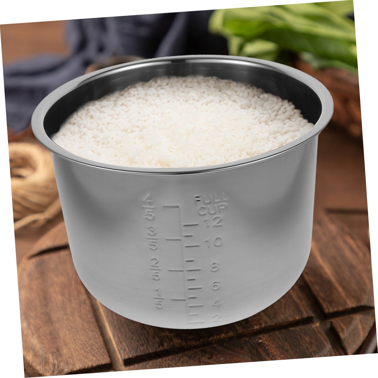 Generico Pentola Per Cuociriso Interna in Acciaio Inox 304 Ricambio Universale Antiaderente Con Fondo Spesso Capacità Grande 6 Litri Per Cucina Domestica Elettrica