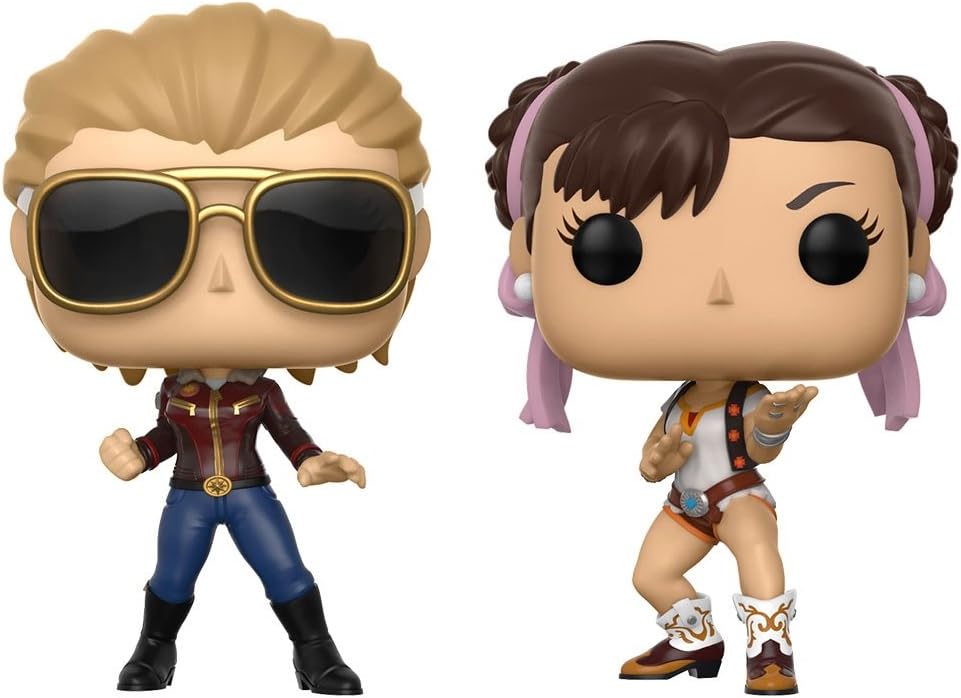 Pop Marvel Capcom Captain Marvel vs. Chun-Li Vinyl Figure 2 Pack