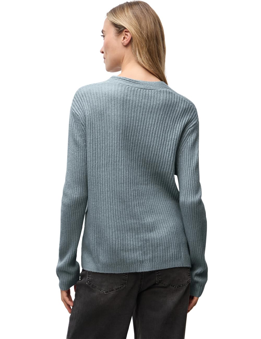 Street One Damen V-Neck Strukturpullover