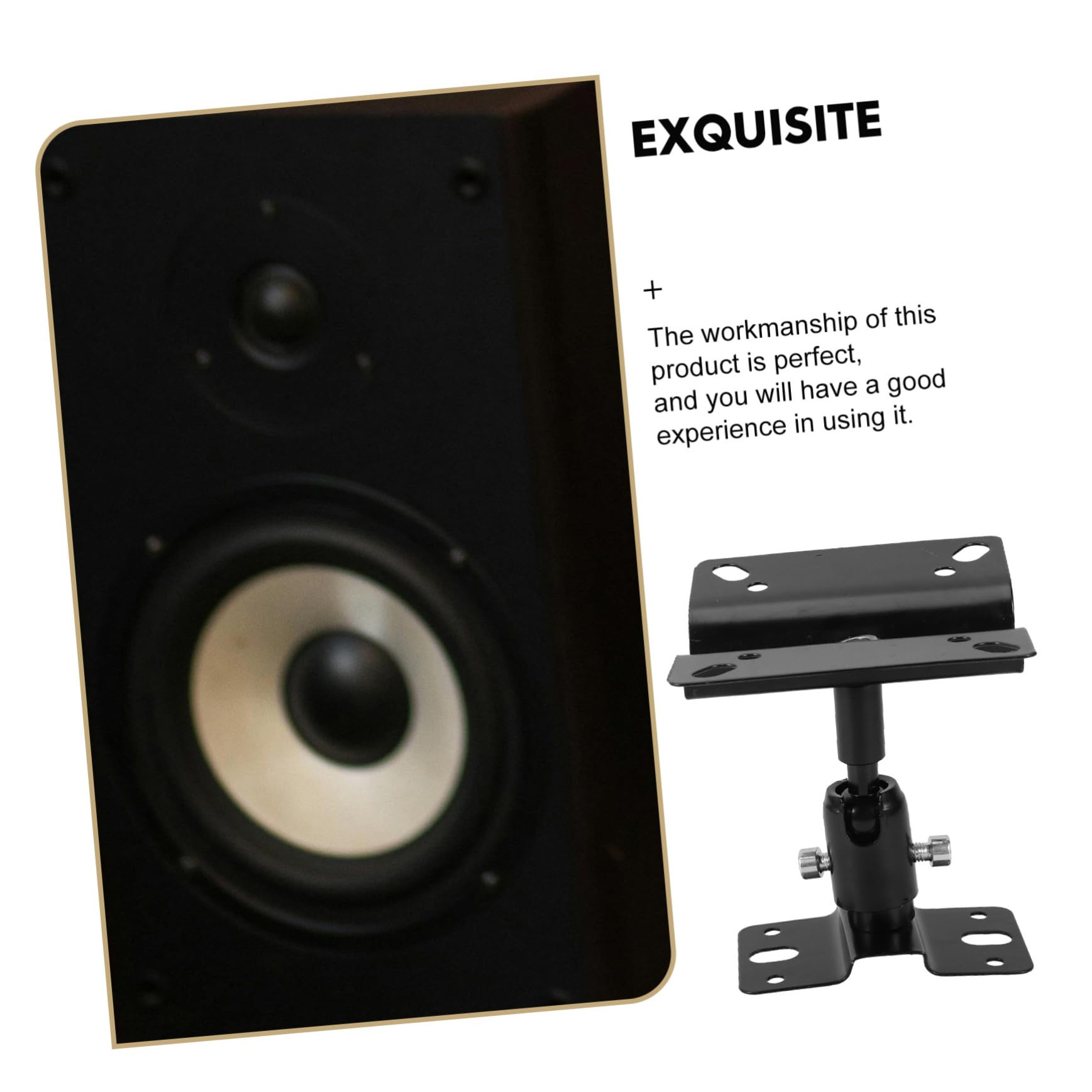 HOMSFOU 5juegos Soporte De Pared Para Altavoces Montura Para Altavoces Envolventes Soporte De Audio Para Optimizar El Espacio Casa