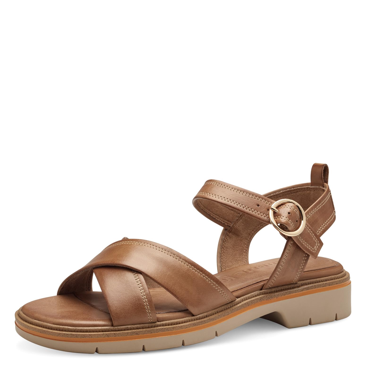 Tamaris Women's Sandals, Women's Sandals, Walnut Leather, 3.5 UK