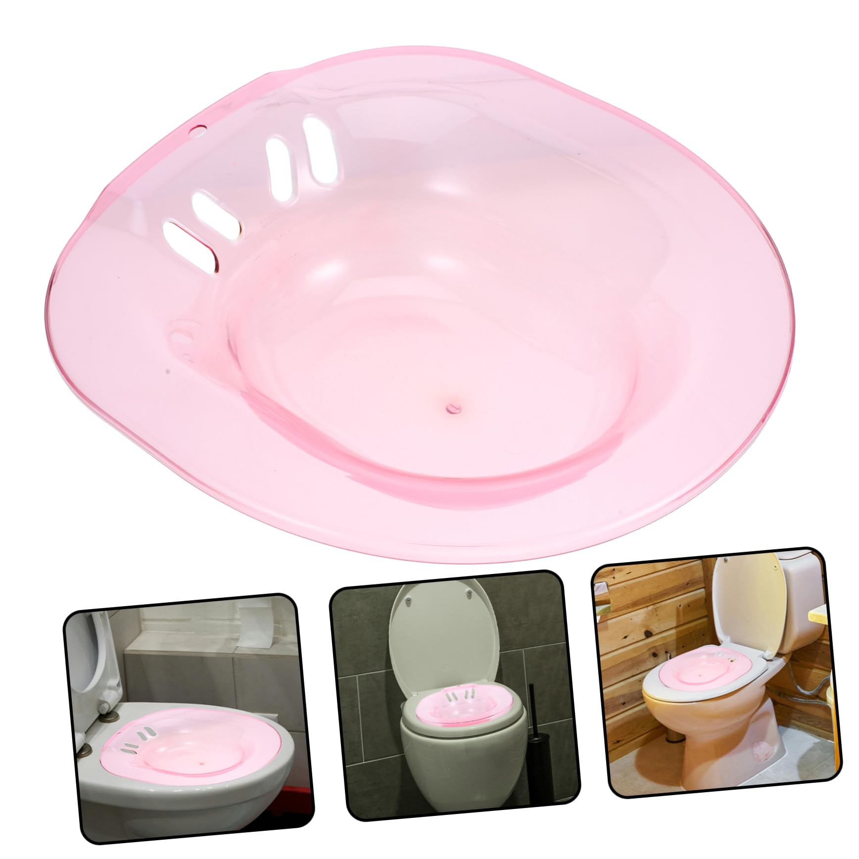 SOESFOUFU Sitz Bath for Postpartum and Hemorrhoids Toilet Seat Basin Material Ergonomic Wide Design Share Friends