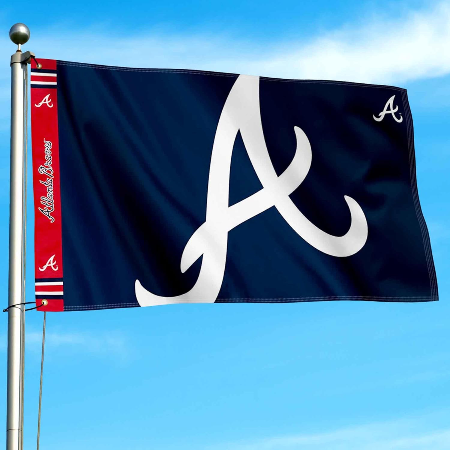 Atlanta Braves Printed Header Flag 3x5 Banner