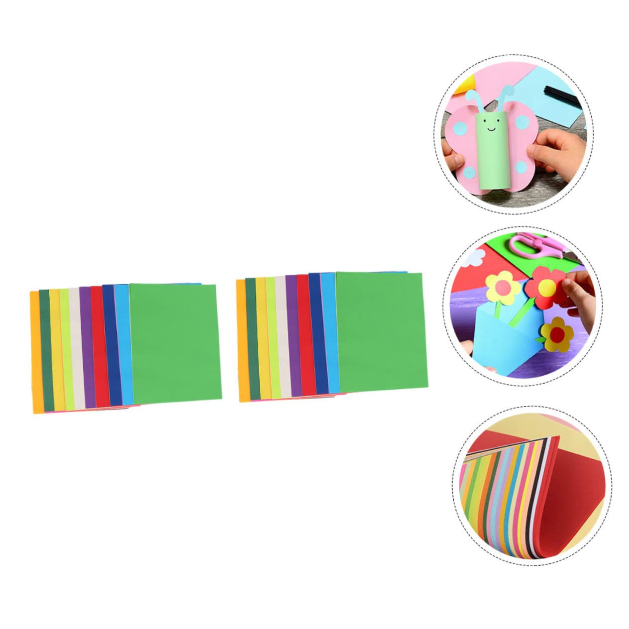 Carta Origami DIY Ragazzo Ragazza 200 Fogli Carta Colorata a Doppia Faccia