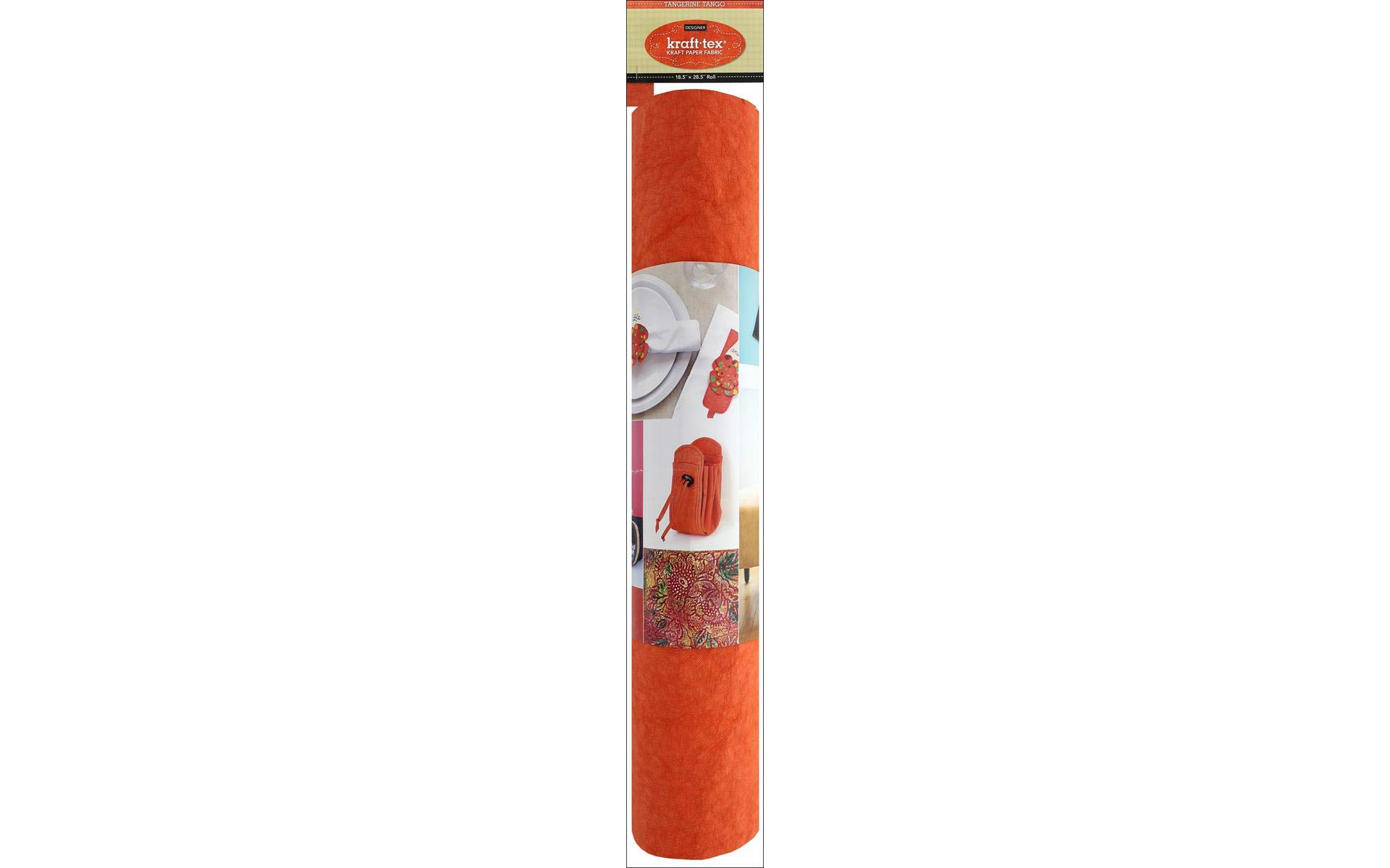 Papier Kraft Tex marron mandarine 18,5x28,5 cm pour créer des carnets et des sacs personnalisés