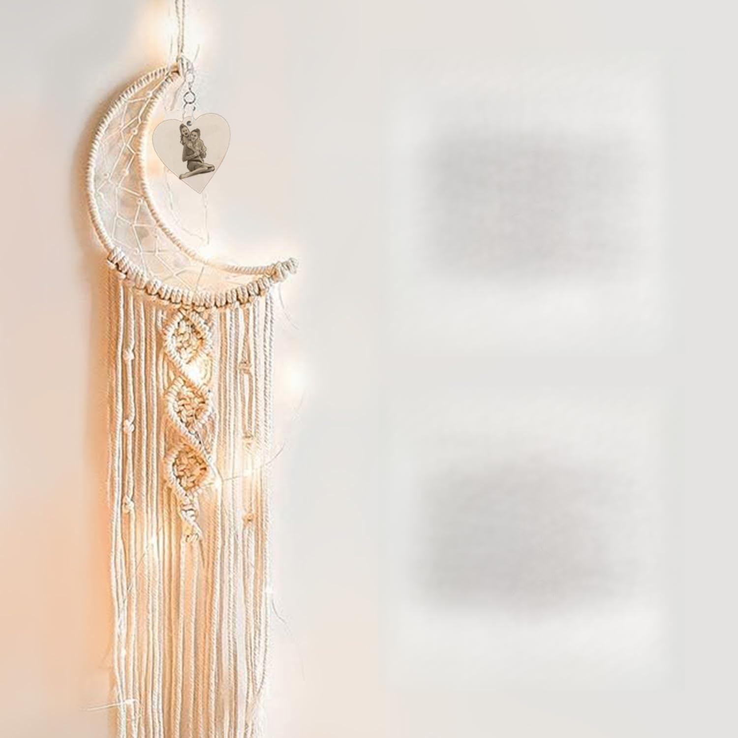 Generic Personalized Gifts for Mom - Custom Handmade Dream Catcher - Customized Mom Birthday Gifts from Daughter Son - Print or Engrave Photos and Text - Ideal for Mother Grandmother