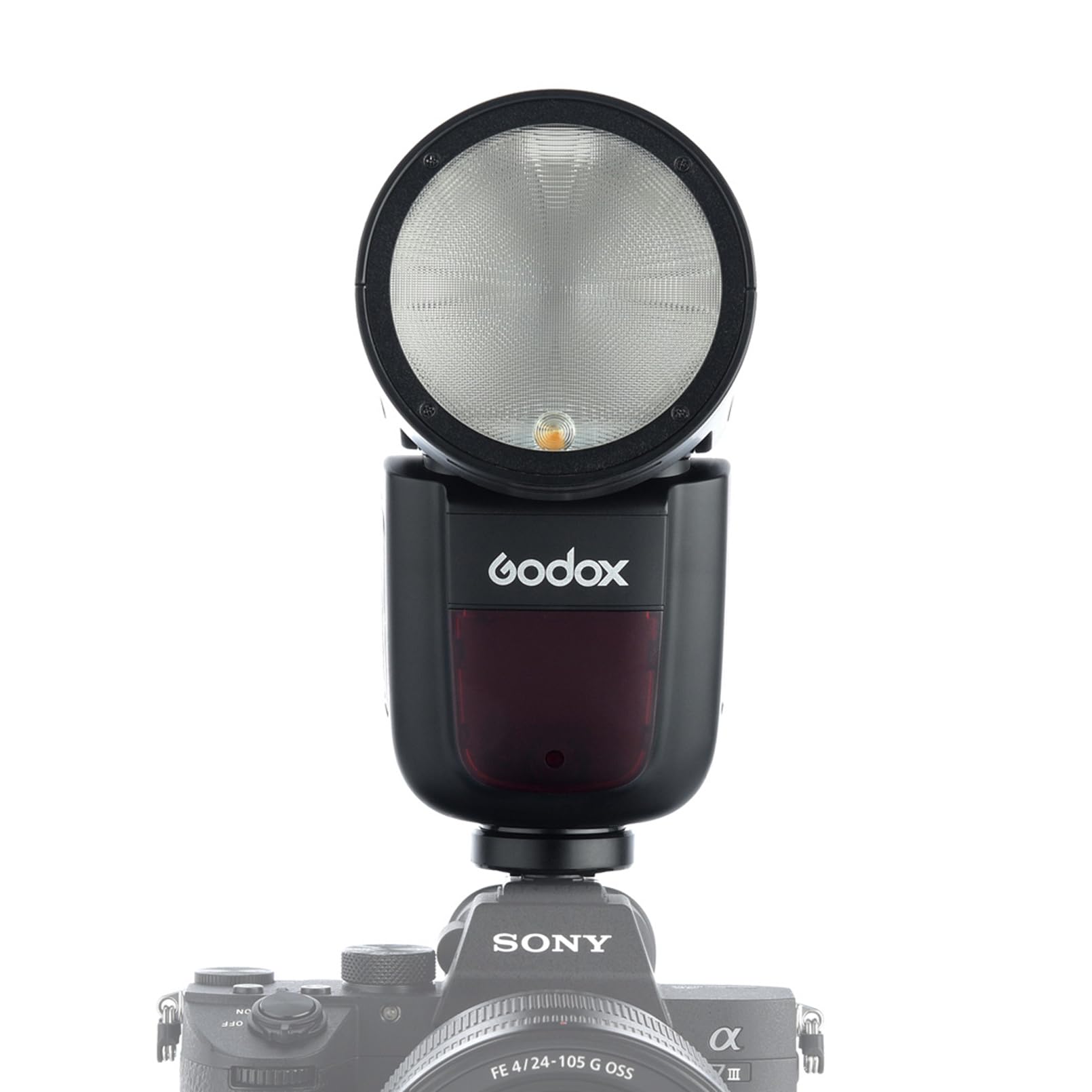Godox V1-S Flash De Cabeza Redonda Para Sony | TTL 2.4G, HSS 1/8000s Y Batería De Larga Duración