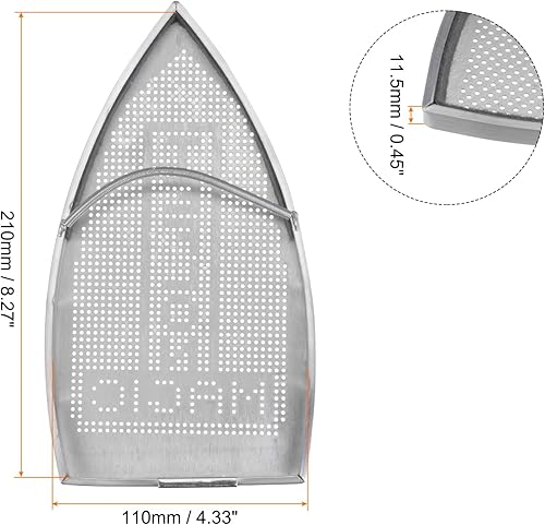 Miniatura 2 de HARFINGTON Cubierta de hierro antiadherente zapato de hierro eléctrico de aluminio herramienta asistente de hierro suela de hierro, accesorio de