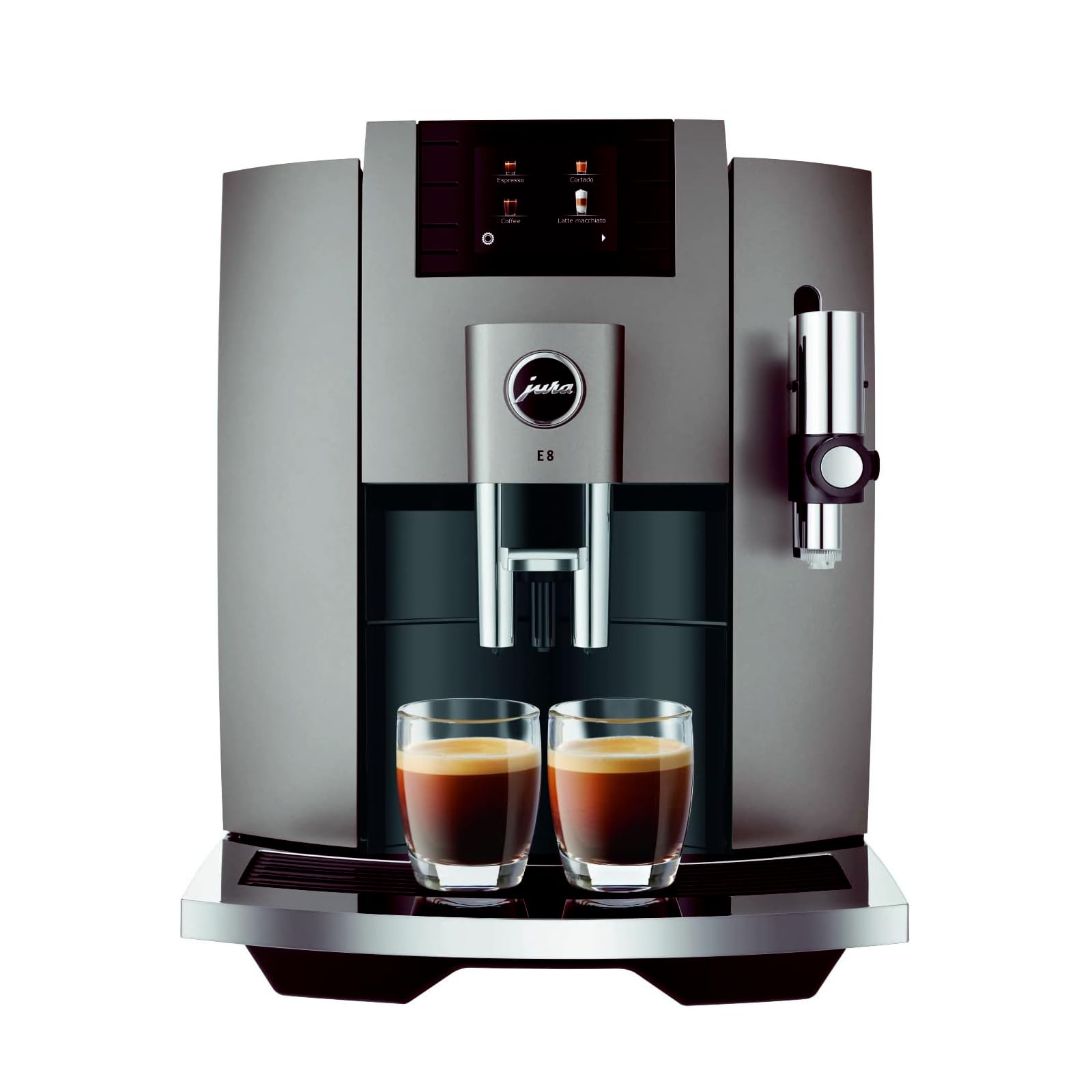 Amazon | 【公式】JURA E8 Dark Inox 全自動コーヒーマシン コーヒー 