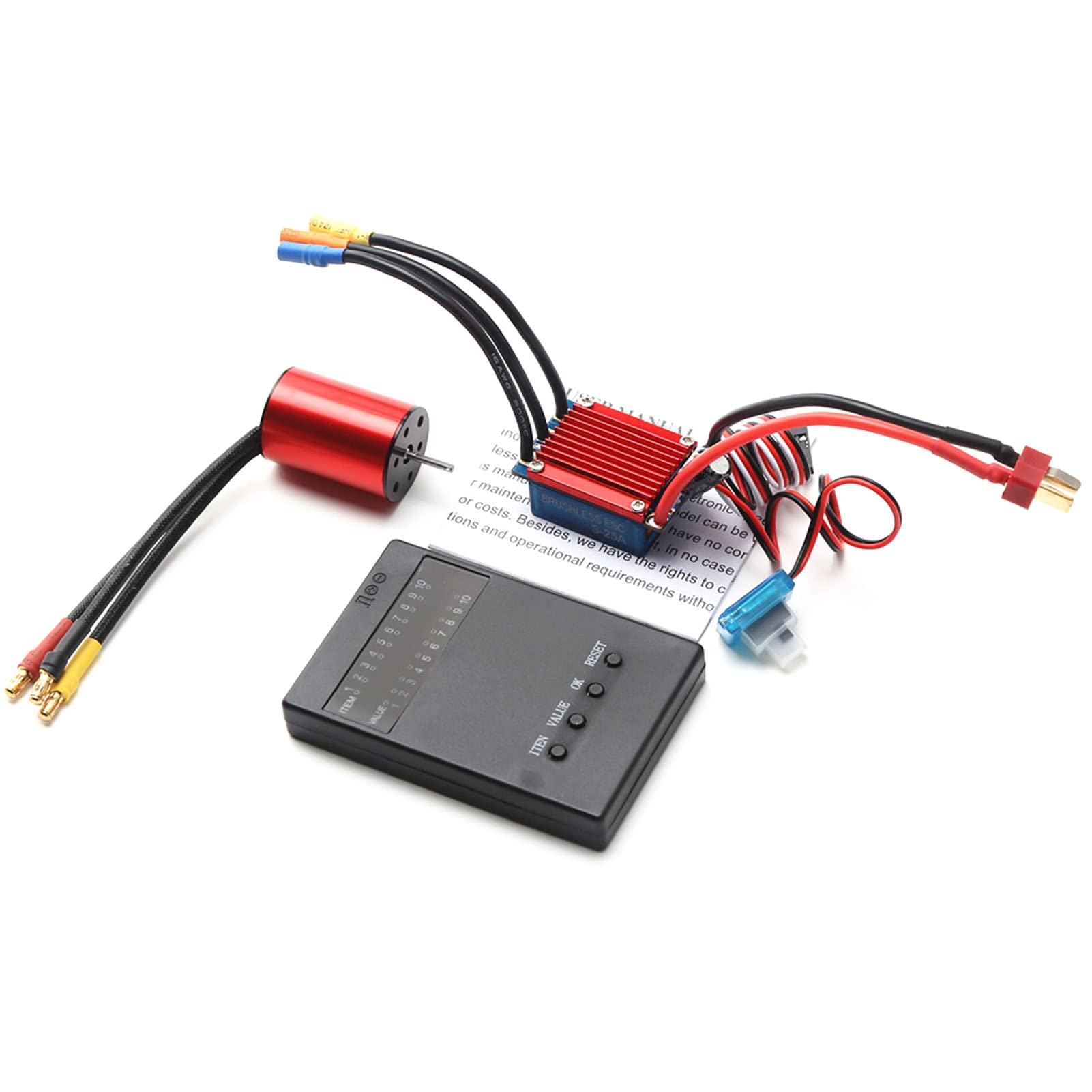 Silnik o wysokim momencie obrotowym SYUULCOI, 4-biegunowy, 12-szczelinowy projekt, do samochodu wyścigowego RC 1:16 1:18 2S, radiator aluminiowy 6061 T6 obrabiany CNC, uzwojenia