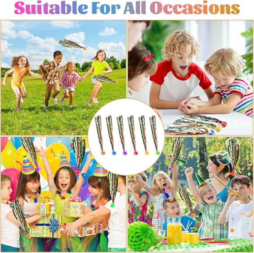 Heyumybit Hüpfbälle für Kinder,20 Stück Springball mit Farbige Bänder,Hüpfbälle Springball,Gummiball Spielzeug,Elastisch Bälle für Kindergeburtstage Draussen Spielzeug