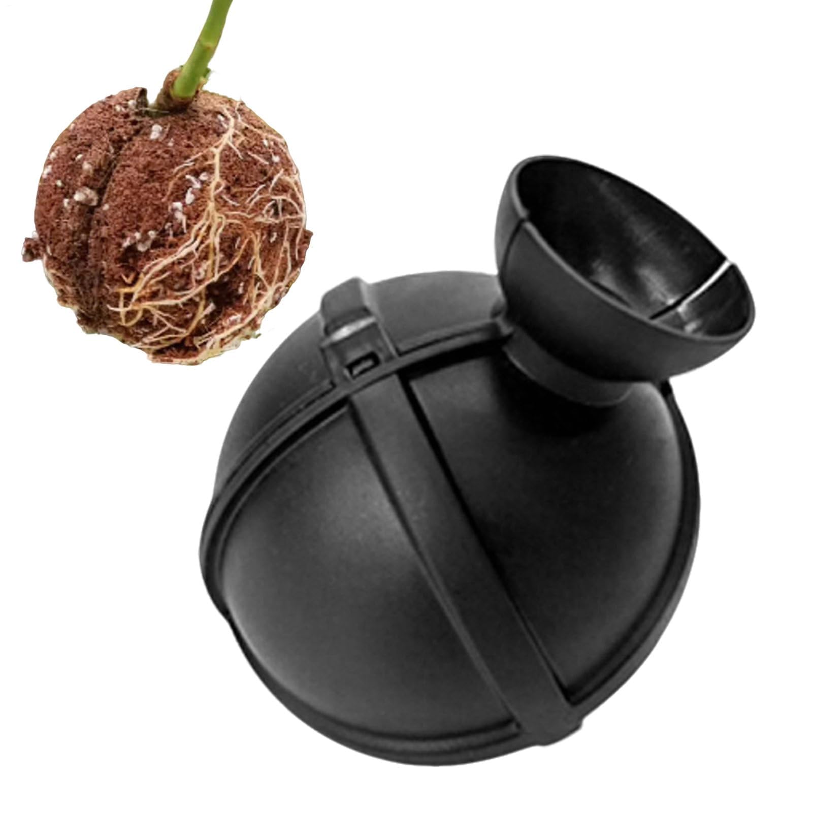 Bola de propagación de Plantas, Bola de enraizamiento, Caja de Cultivo, Esfera para el Crecimiento de raíces, 10 x 8 x 4 cm, ABS, Reutilizable, versátil para Frutas y jardín