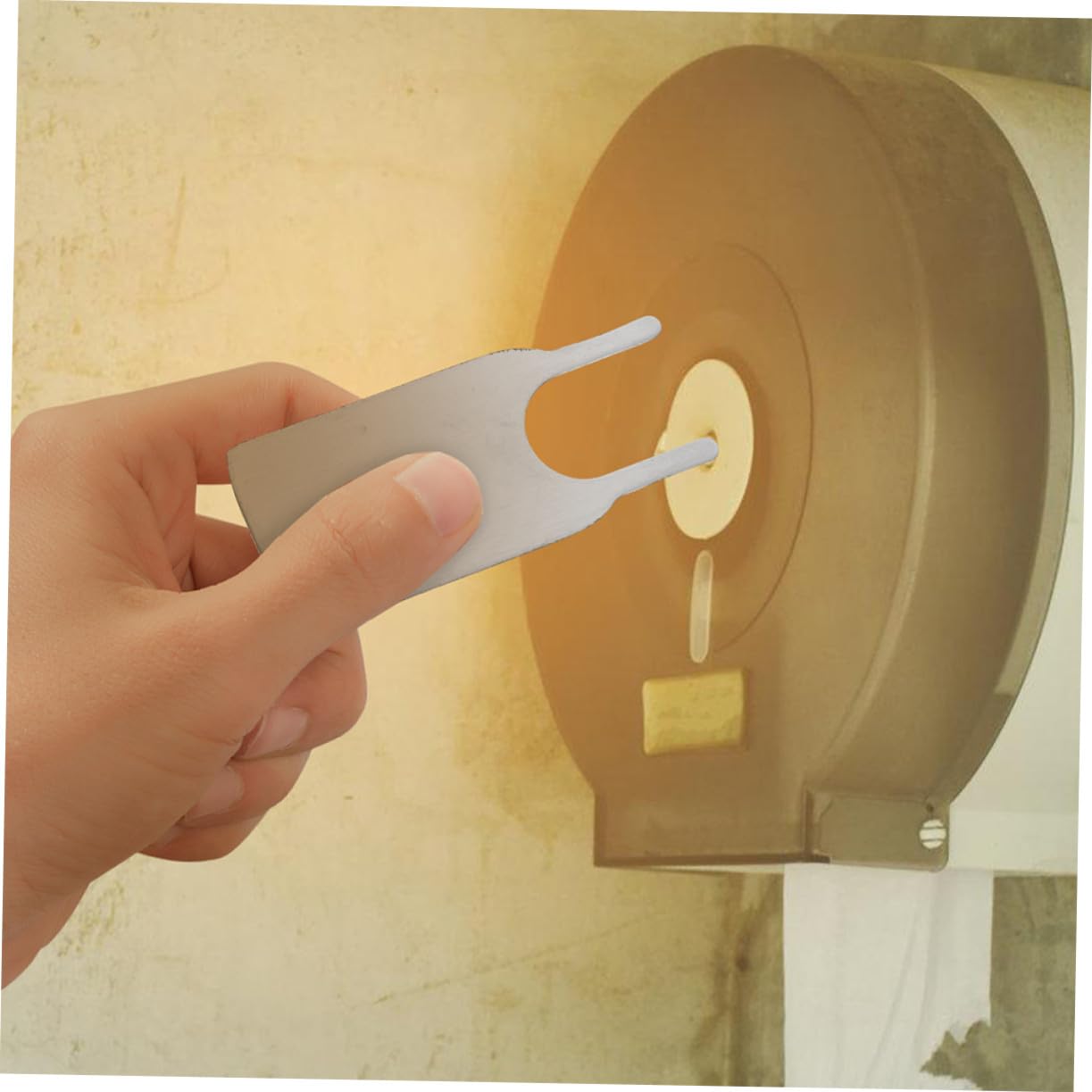 5 Series Llaves para Dispensadores De Papel Higiénico Y Toallas Hierro Resistente para Uso Comercial Apertura Fácil Y Duradera Diseño para Baños Eficientes Y Seguros 2 Piezas*5