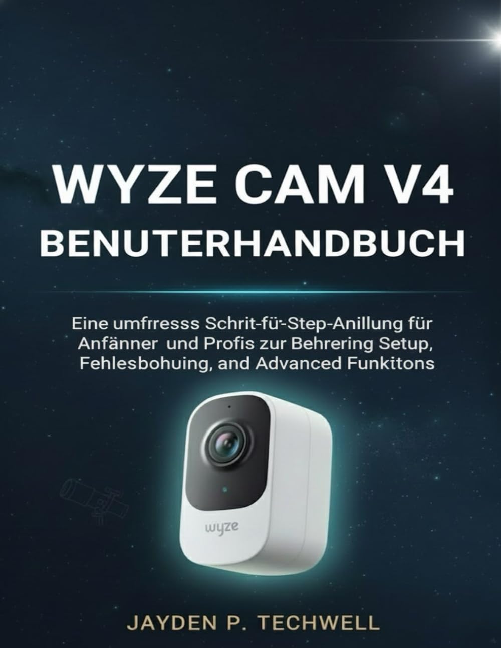 WYZE CAM V4 BENUTZERHANDBUCH: Eine umfassende Schritt-für-Schritt-Anleitung für Anfänger und Profis zur Beherrschung von Einrichtung, Fehlerbehebung und erweiterten Funktionen