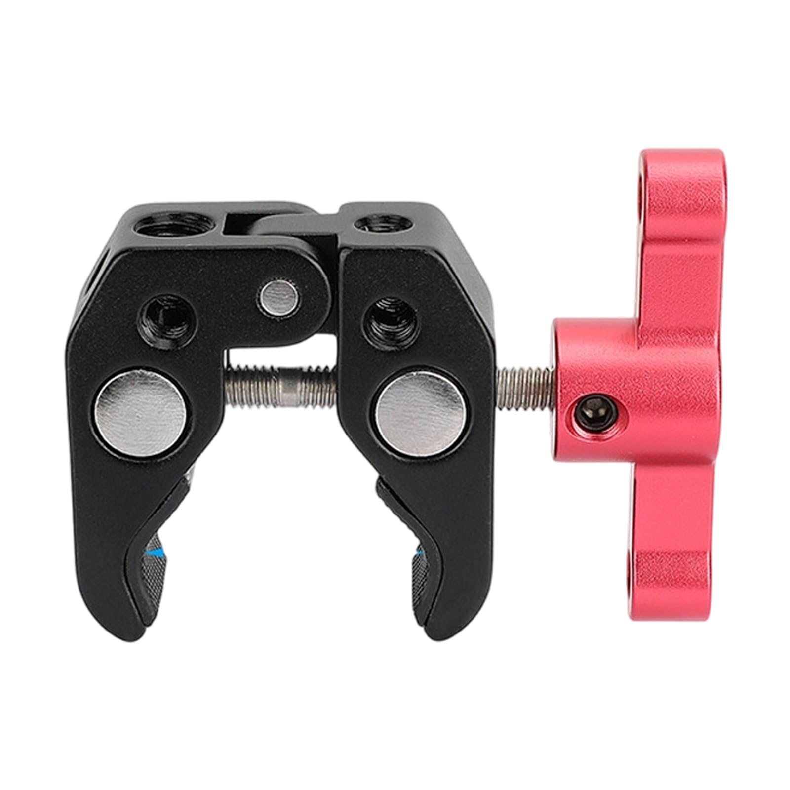 Soporte de aluminio para cámara de acción DSLR, compatible con conectores de tornillo, abrazadera de aluminio