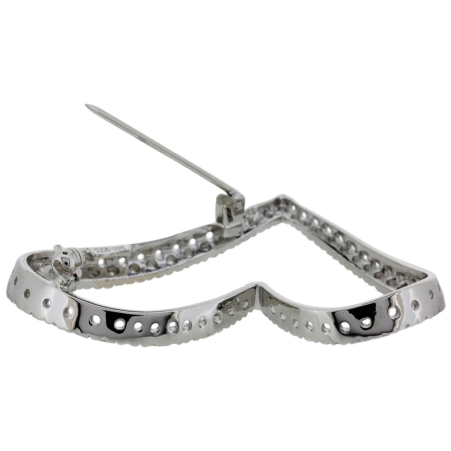 Brosche Thuja aus 925 Sterling Silber Schmuck für Damen Friends