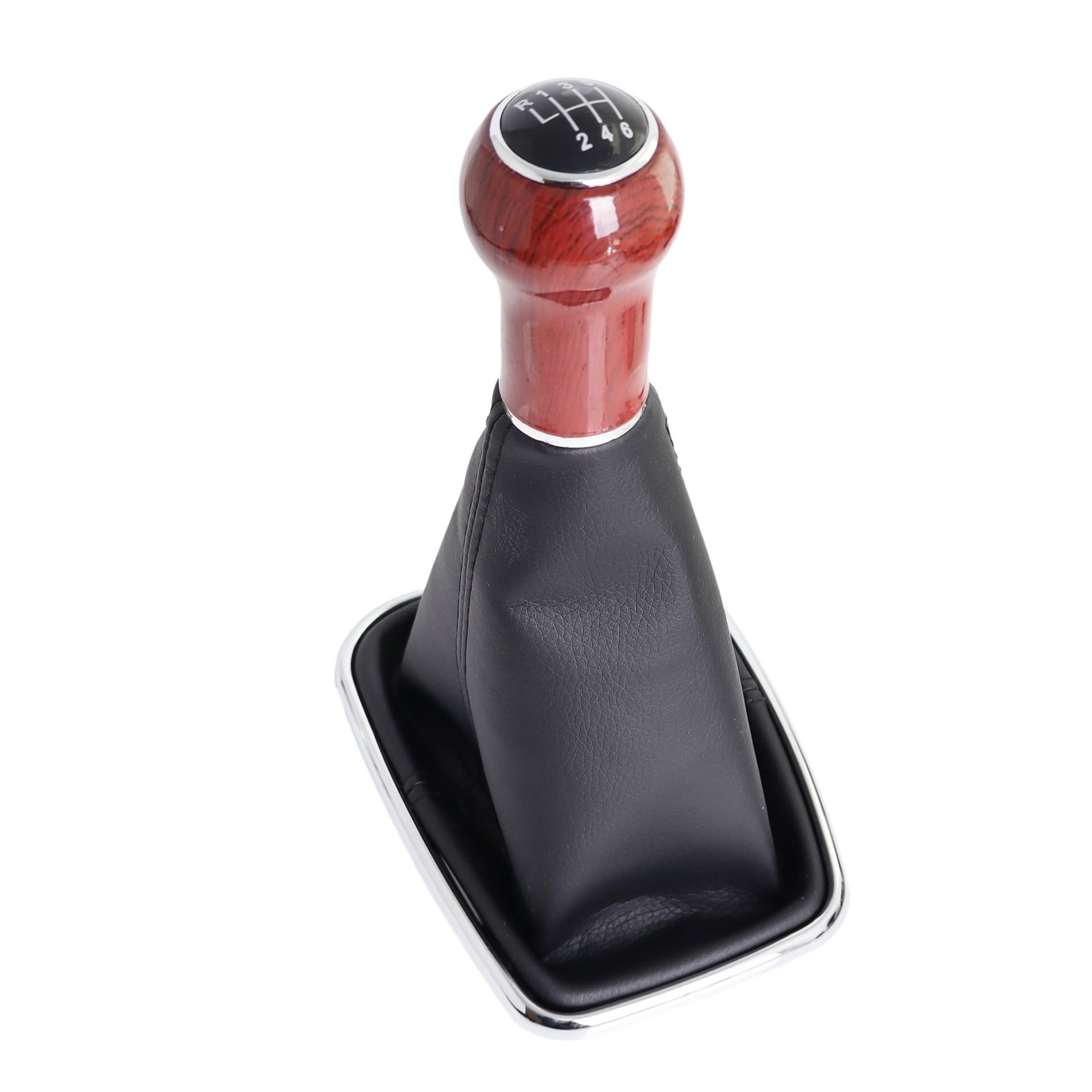 Aimazom Car Gear Shift Knob for VW Mk4 for Golf R32 1999-2005 5/6 Speed Manual Gear Shift Knob Handle for Modification and Replacement(for 6 Speed)