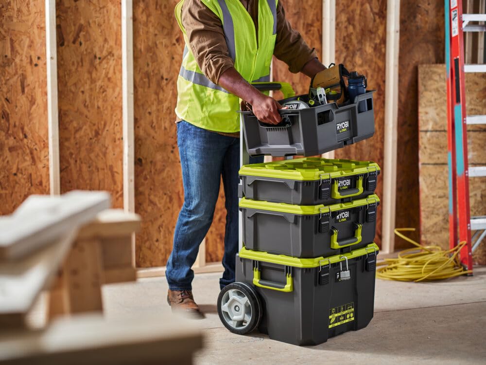 RYOBI Cassetta degli attrezzi Link - Capacità 22,7 kg - RSL104