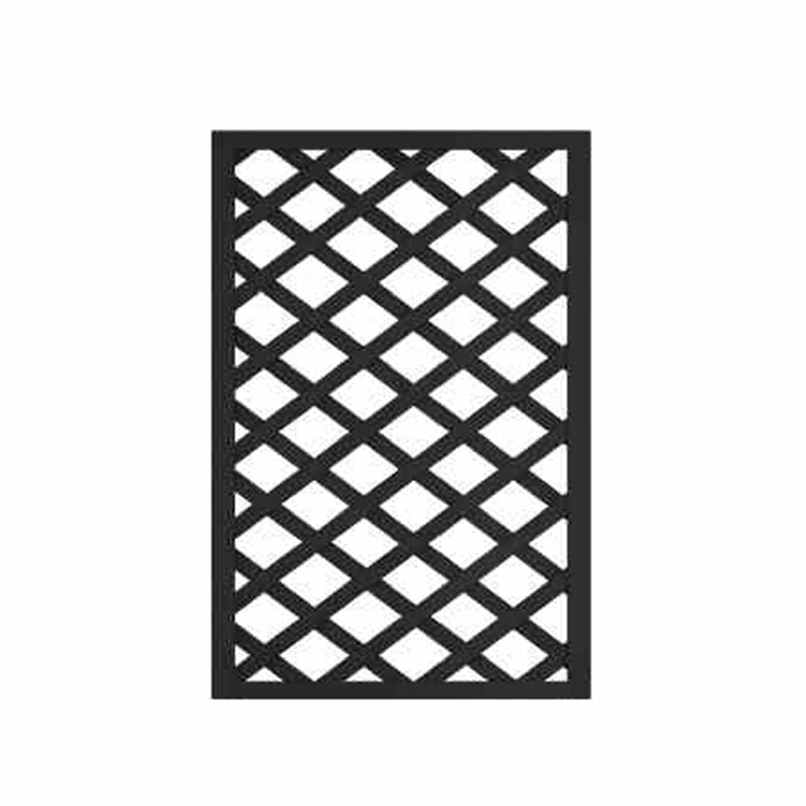 Telaio di supporto per piante da giardino, staccionata decorativa da esterno, in legno, per la privacy del cortile (60 x 90 cm), ideale per terrazze e giardini