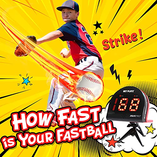 TGU Baseball Gifts, Radar Speed Guns (Hands-Free) Baseball Radar, Pitch Training Aids, High-Tech Gadget & Gear, Black (NIS022132024) - Thumbnail 5