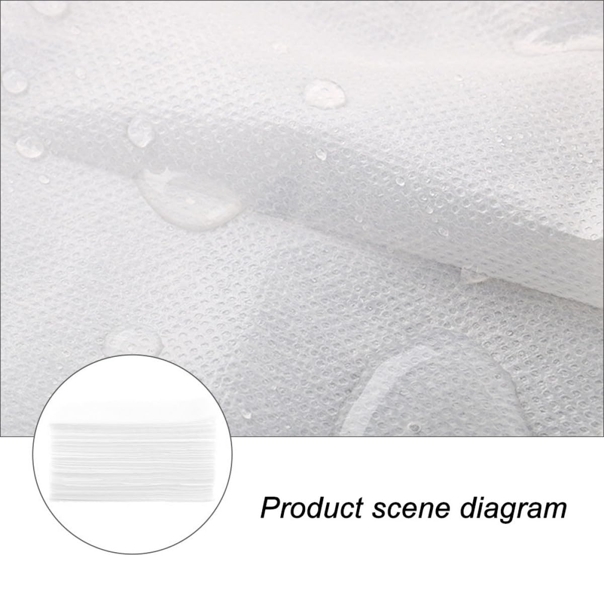 CRAFTHROU Asciugamano da Bagno per Piedi Monouso, 100 Pezzi, Tessuto Non Tessuto, e Antiolio, per Spa e Salone