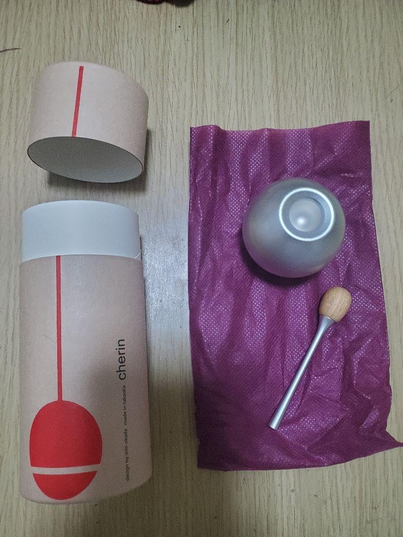 cherin mini ゴールド りん棒 チェリン ミニ（Cherin mini）【Sottoシリーズ】 |仏具の通販| Sotto シルバー りん棒 木製スティック付き