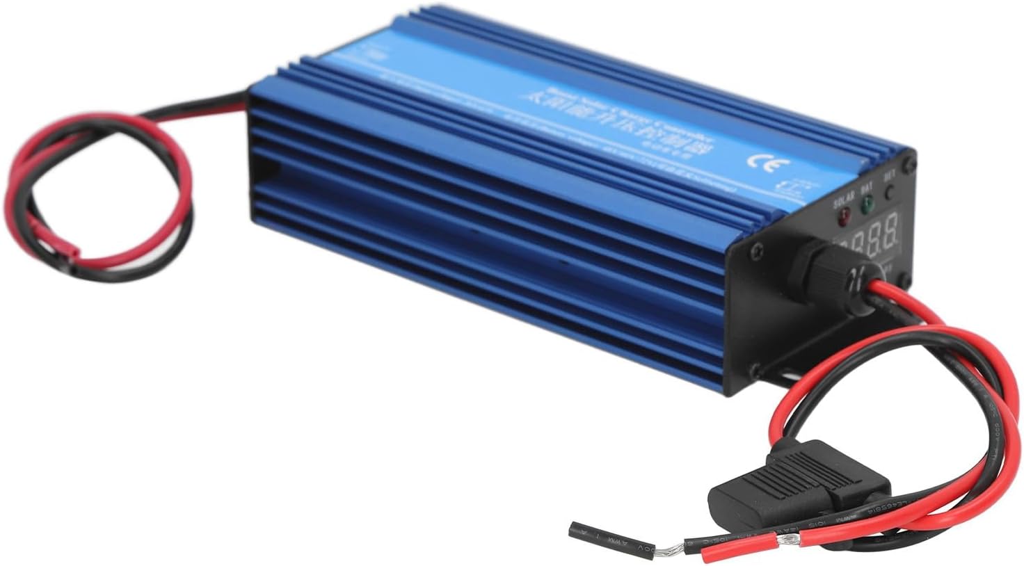 Solar Boost Charge Controller MPPT 600W 48V/60V/72V HighEfficiency Solar Controller, 4-Digit Digital Display, Lithium Battery Compatible, Child Lock Design