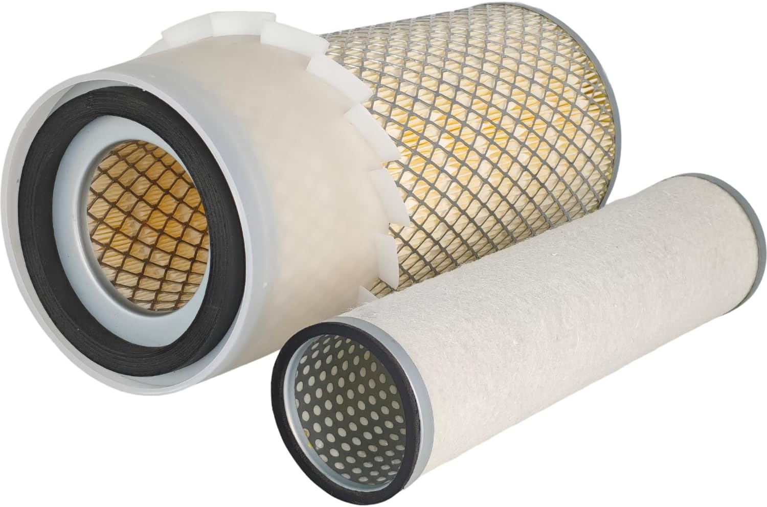 EZROAD Inner Outer Air Filter Kit 1043327M91 1043326M91 Compatible with Massey Ferguson 20C 230 235 245 Primary Secondary Engine Tractor