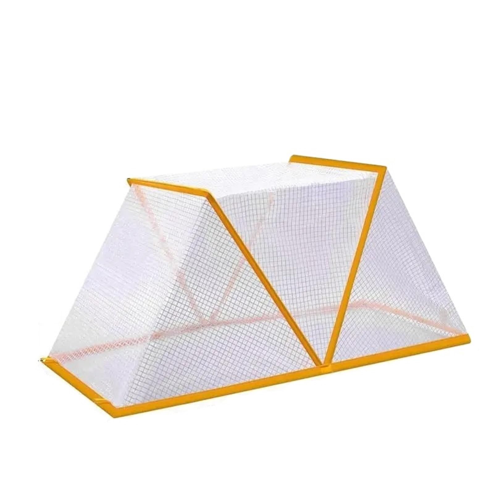 zyrqon Garden Tent Wind-Resistant Plant Protection Cage Clear Greenhouse Cover Breathable Frost-Proof Foldable Raised Beds For Garden