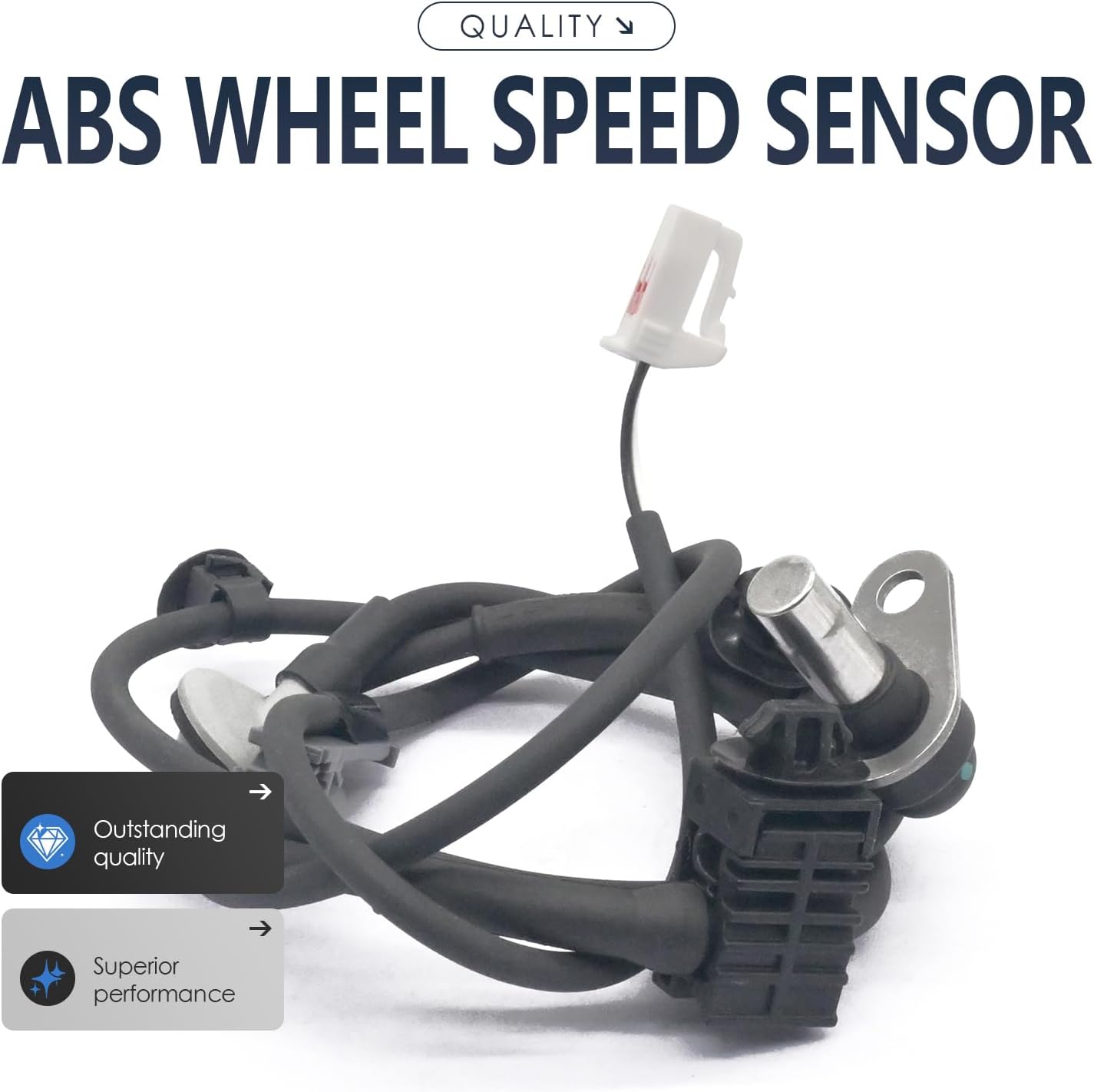 2PCS Rear Left and Right Abs Wheel Speed Sensor Compatible with Mazda Cx-9 L2144371YF L2144372YF ALS1636 ALS1641 AWD 07 08 11 12 13 14 15 2007 2008 2011 2012 2013 2014 2015