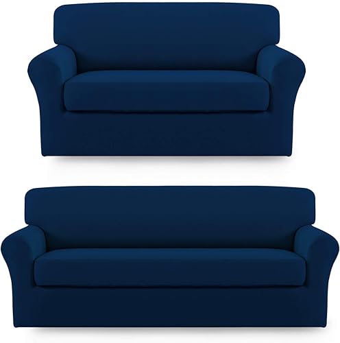 Easy-Going Loveseat Slipcover Bundles Funda para sofá