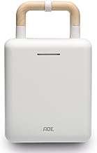 ADE KG2138-1 Waffle Iron Sandwich Maker 2-in-1 Interchangeable Plates, Sandwich Toaster with Teflon Non-Stick Coating for Baking and Toasting, Carry Handle with Locking, Matte Finish White