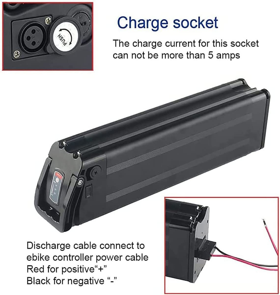 Batterie E-Bike Remplaçable 36V 48V 10/12.5/15/18/20Ah Vélo Électrique Batterie Scooter De Vélo Électrique pour Moteur De 200W À 1000W avec Chargeur + BMS 48V,20AH