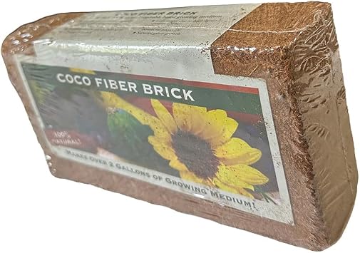 Coco Brick for Composting Toilets, Seed Starting, and Soil Amendment