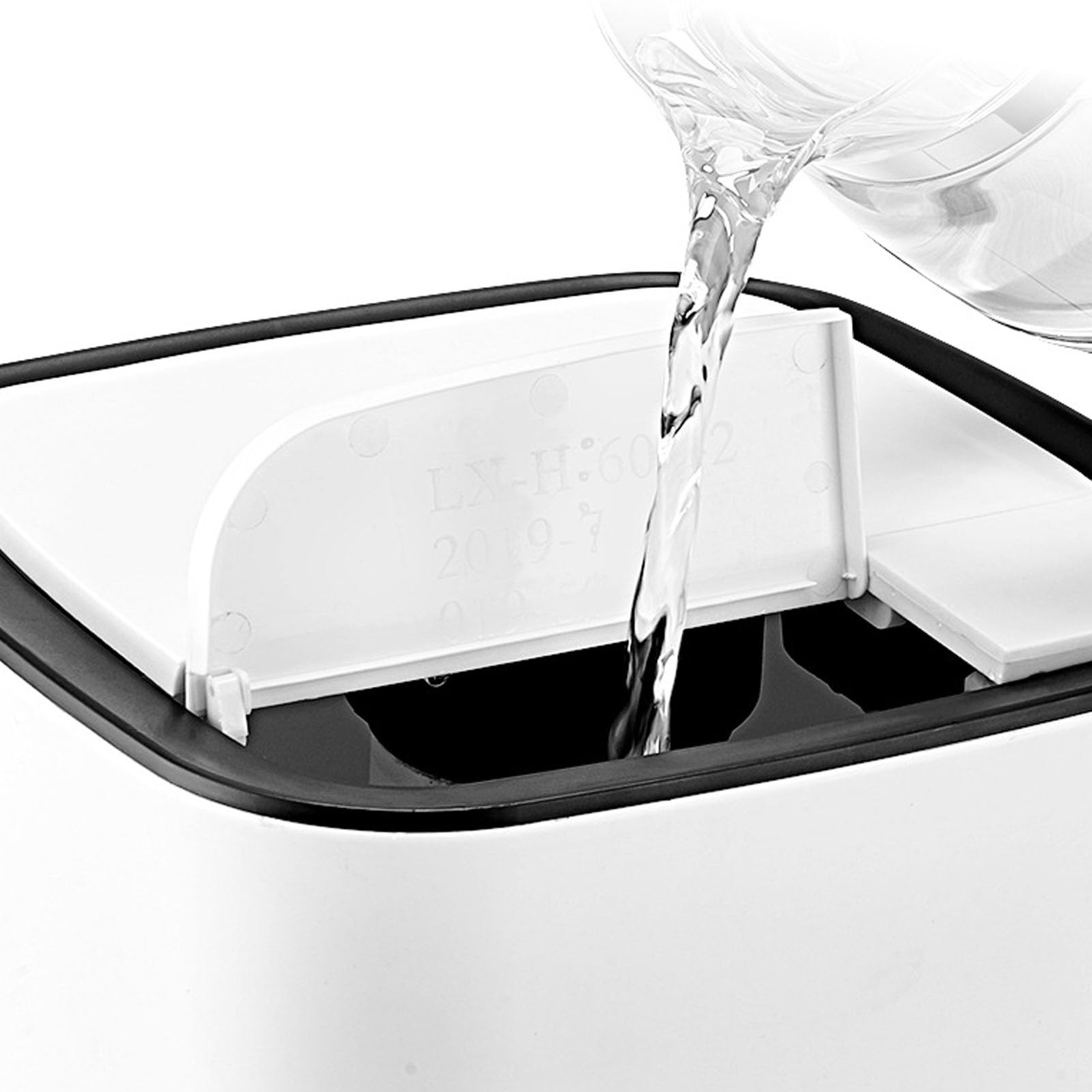 Humidificador Industrial, Humidificador para Todo el Hogar con Tapa Abatible de Sincronización Inteligente 100-240 V para Almacén (Enchufe de la UE)