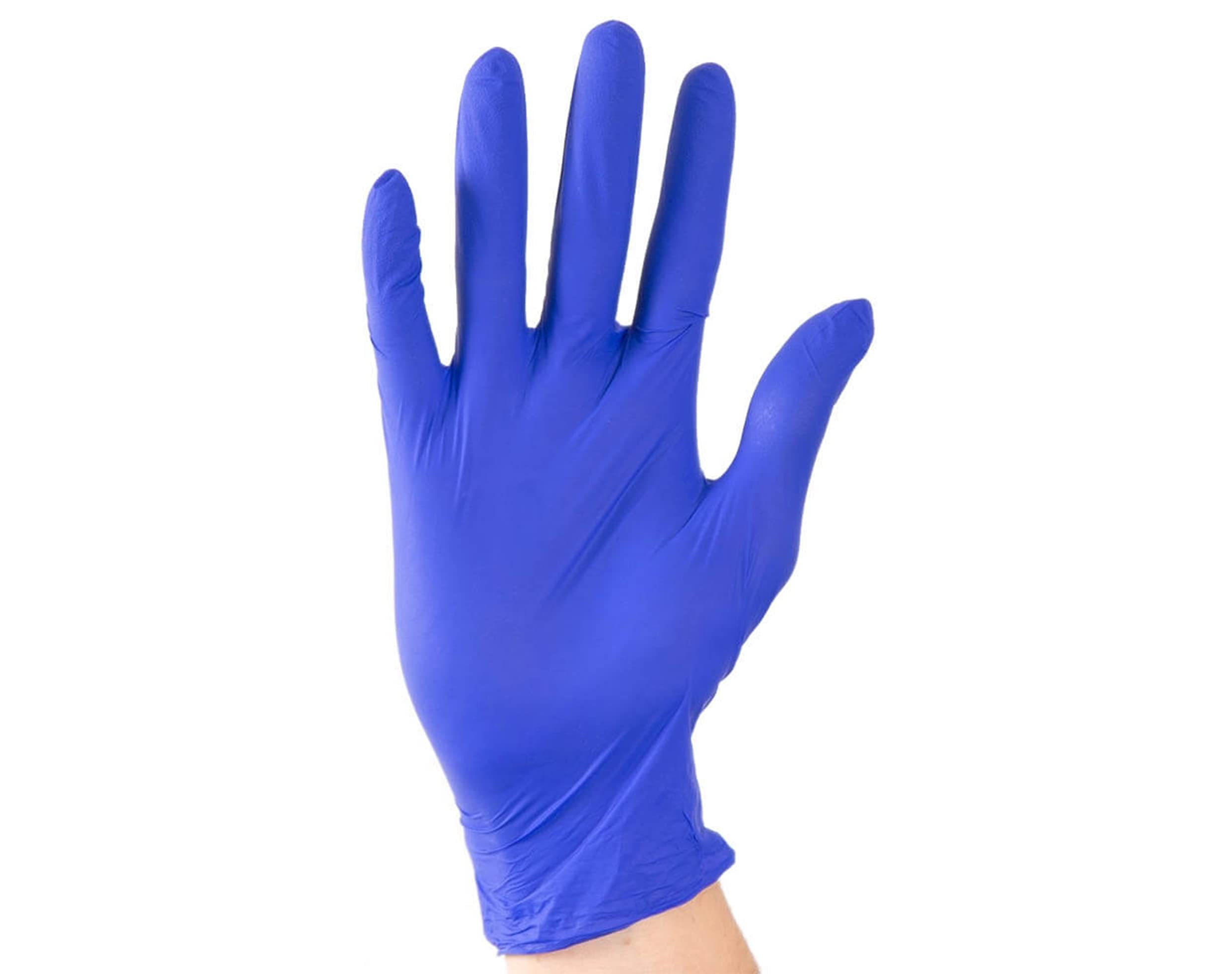SkinBlu 100 Guanti Monouso Guanti in Nitrile Senza Polvere Extreme Sensitive 100% Latex Free Maggior Resistenza ipoallergenici Taglia L