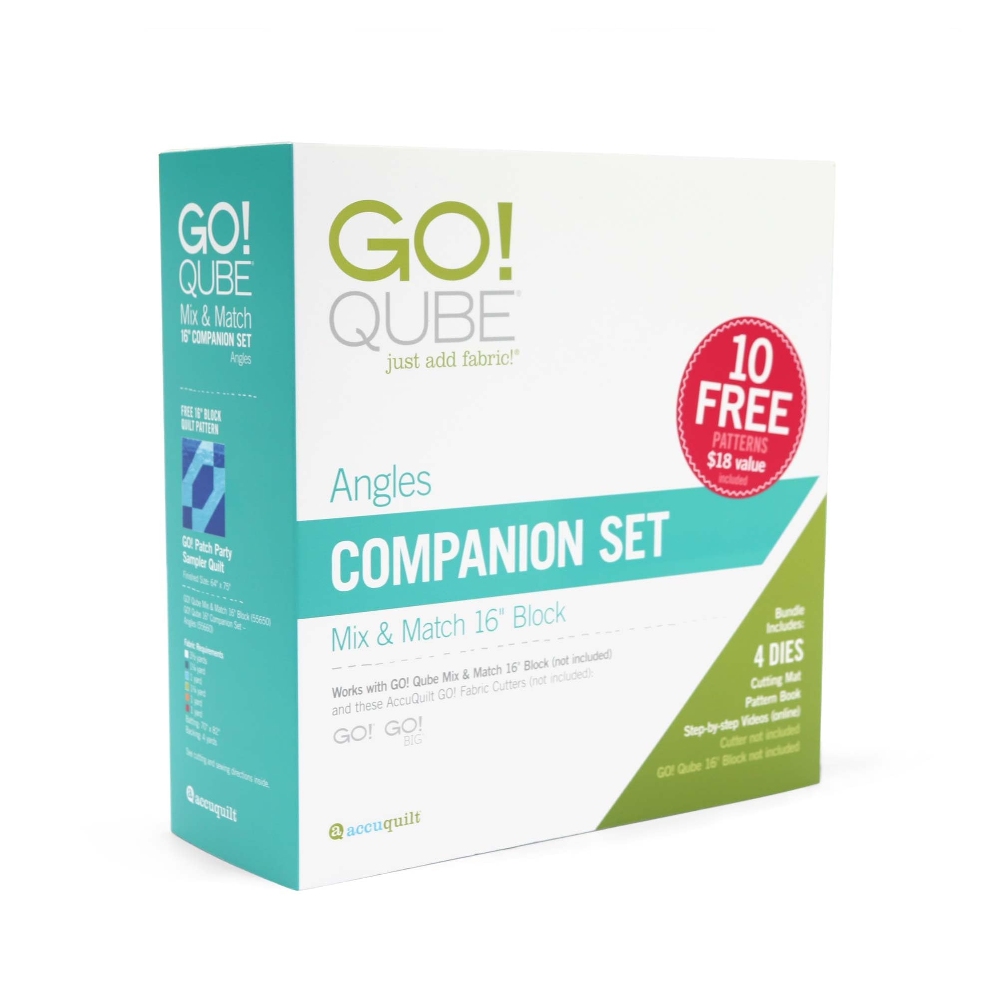 Accuquilt GO! Qube 16 Companion Set-Angles
