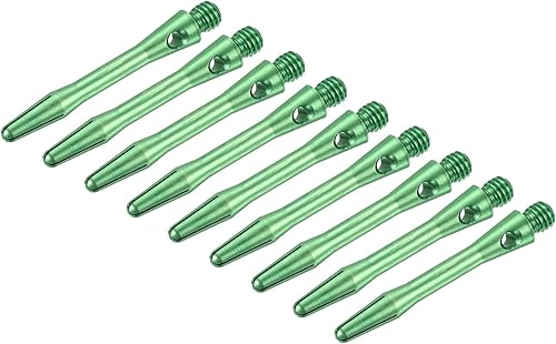 PATIKIL Eje de dardo, rosca mediana de 2BA de aluminio, tallos de dardos accesorios de lanzamiento para punta de acero