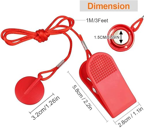 Treadmill Universal Safety Key For All Nordictrack, Proform, Image, Weslo, Reebok, Epic, Golds Gym, Freemotion, And Healthrider Treadmills #TOP1