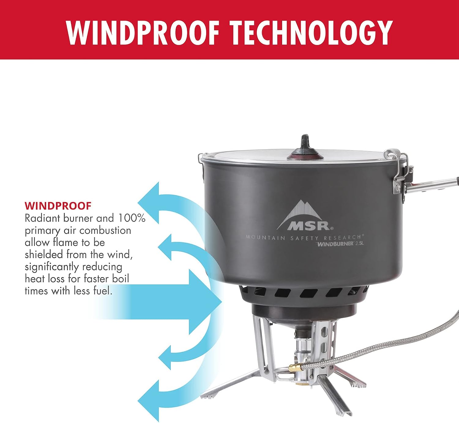 MSR WindBurner Group Windproof Camping and Backpacking Stove and Cookware System