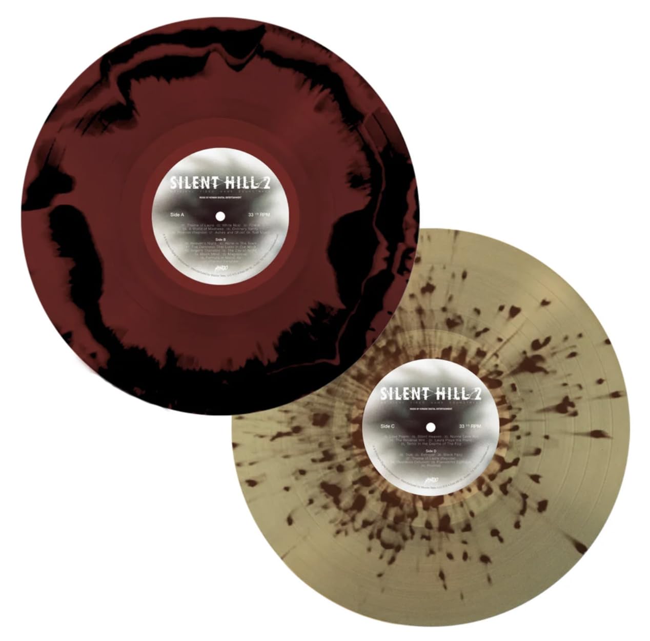 Silent Hill 2 Exclusive Soundtrack Swirl & Splatter Edition!