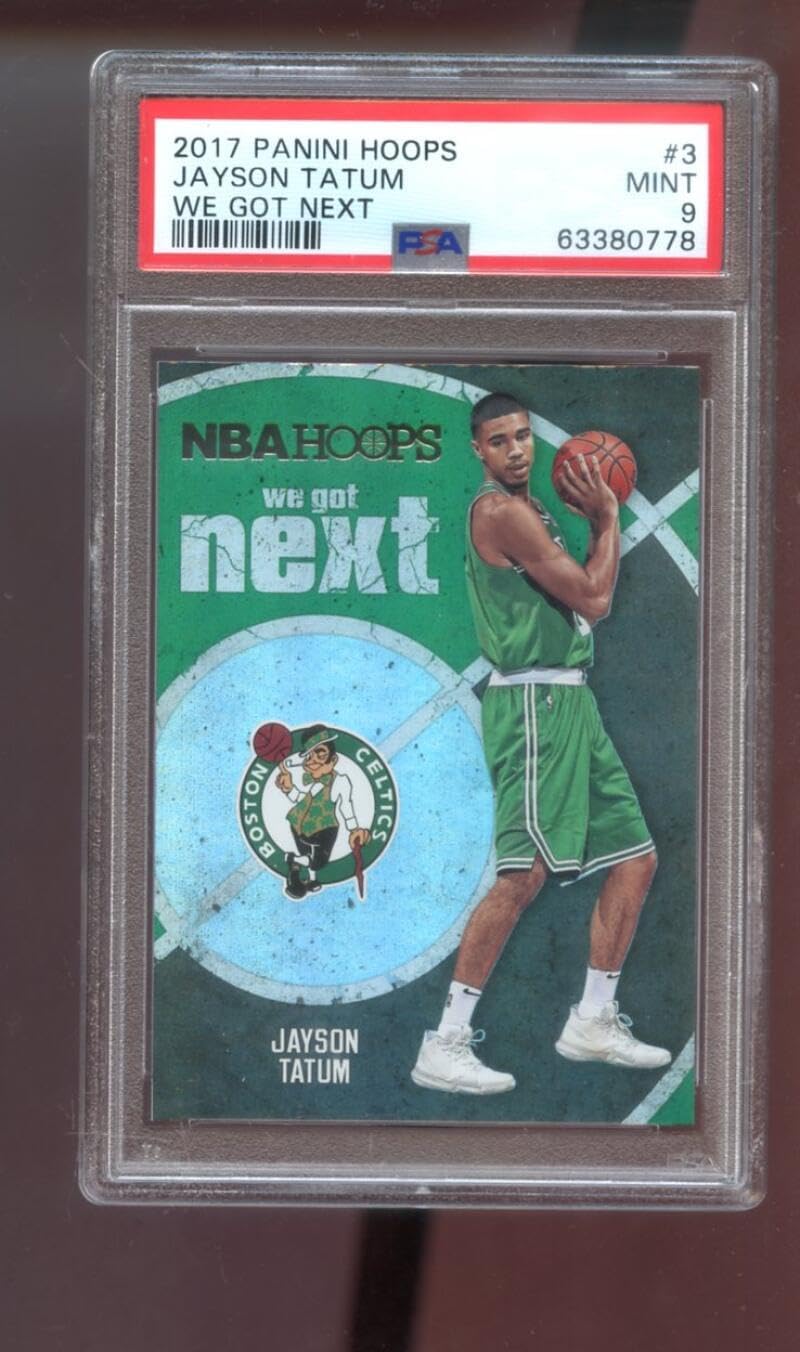 2017-18 Panini Hoops We Got Next #3 Jayson Tatum ROOKIE RC PSA 9 Graded Basketball Card NBA Jason 17-18 Boston Celtics 2017-2018