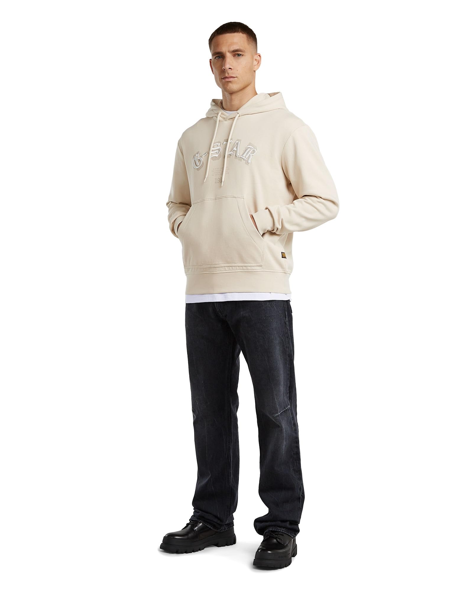 G-Star Embro Logo HB HDD Sw Sudadera Hombre (Pack de 1)