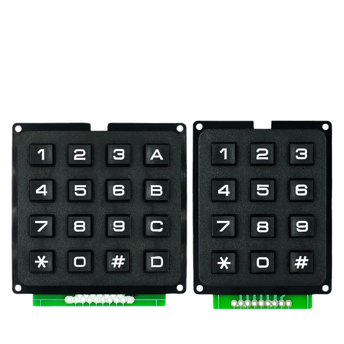 1-10pcs 3 * 4 4 * 4 Matrix Switch Keyboard Keypad Array Module ABS Plastic Keys 4x4 3x4 12 16 Button Membrane DIY Kit for Arduieno New for Arrival 2025 High for Quality