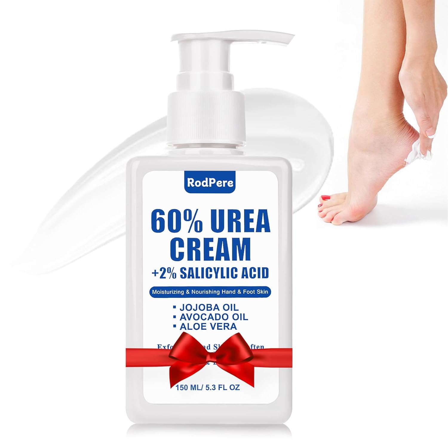 Urea Cream 60% For Feet Maximum Strength, Urea Foot Lotion With 2% Salicylic Acid For Dry Cracked Feet, Heel, Hand & Knee, 5.3 oz Exfoliating Foot Care For Dead Skin, Softening & Deep Moisturizing Urea Cream 60% For Feet Maximum Strength, Urea Foot Lotion With 2% Salicylic Acid For Dry Cracked Feet, Heel, Hand & Knee, 5.3 oz Exfoliating Foot Care For Dead Skin, Softening & Deep Moisturizing